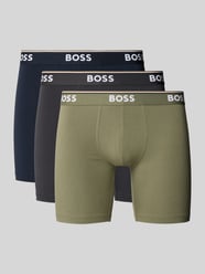 Regular Fit Trunks aus Baumwoll-Elasthan-Mix im 3er-Pack von BOSS - 21