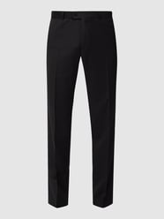 Modern Fit Anzughose aus Schurwolle von Carl Gross Schwarz - 35