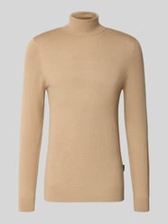 Coltrui met labeldetail, model 'BAGGE' van Blend Beige - 28