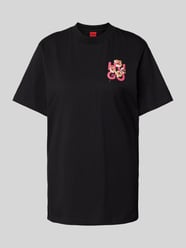 T-Shirt mit Logo-Print von HUGO Schwarz - 3