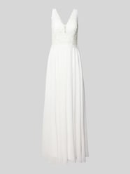 Abendkleid mit Spitze und V-Ausschnitt von Mascara - 41
