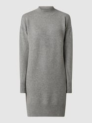 Gebreide jurk met opstaande kraag van edc By Esprit Grijs / zwart - 12