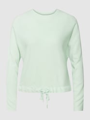 Gebreide pullover met tunnelkoord in de band, model 'AMALIA' van Only Groen - 24