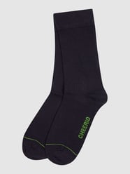 Set van twee paar sneakersokken van Cheerio Blauw - 15
