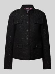 Blazer in Melange-Optik von WHITE LABEL Schwarz - 13