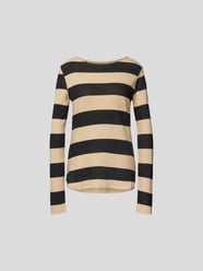 Longsleeve mit Streifenmuster von Juvia Braun - 40