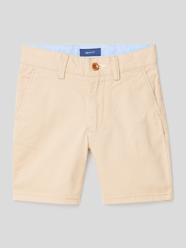 Korte chino met Franse steekzakken van Gant Wit - 36