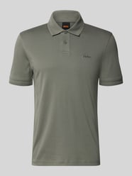 Regular Fit Poloshirt aus reiner Baumwolle Modell 'INTERLOCK' von BOSS Orange - 6