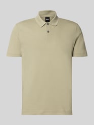 Regular Fit Poloshirt aus Baumwoll-Mix Modell 'PARLAY 240' von BOSS Beige - 38