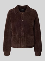 Boxy fit gebreid jack van wolmix van s.Oliver BLACK LABEL - 5