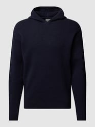 Sweter z dzianiny z kapturem model ‘BLANIKI’ od Jack & Jones Premium Niebieski - 27