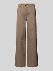 Straight Leg Hose aus Baumwoll-Mix von Marc O'Polo Beige - 15