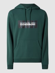 Hoodie mit Logo-Print Modell 'Box Check' von NAPAPIJRI TRIBE COLL Grün - 48