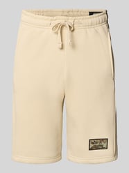 Regular fit sweatshorts met labelbadge van Alpha Industries - 8