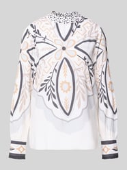 Regular fit blouse van zijdemix van HERZENS - 2