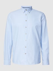 Business-Hemd mit Button-Down-Kragen von Jake*s Blau - 26