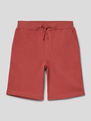 Sweatshorts mit Eingrifftaschen von s.Oliver RED LABEL Rot - 40