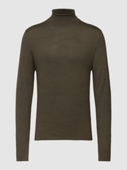 Shirt met lange mouwen en col van Selected Homme Groen - 43