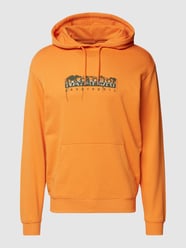 Hoodie mit Logo-Print Modell 'NAPO' von Napapijri Orange - 10