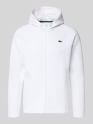 Bluza rozpinana o kroju regular fit z dodatkiem bawełny od Lacoste Sport - 32