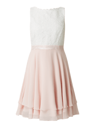 Cocktailkleid aus Spitze und Chiffon von Jake*s Cocktail Pink - 19