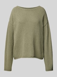 Oversized Strickpullover mit geripptem U-Boot-Ausschnitt von Jake*s Casual - 12