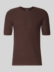 T-Shirt aus Viskose-Mix in Strick-Optik von Emporio Armani - 17