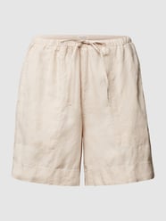 Shorts aus Leinen von Marc O'Polo Beige - 27