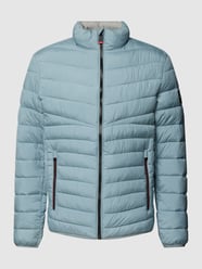 Gewatteerd jack met labelpatch van Tom Tailor Mint - 23