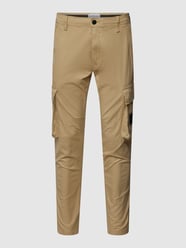 Skinny Fit Cargohose mit Label-Patch von Calvin Klein Jeans Beige - 30