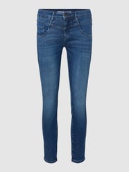 Slim Fit Jeans im 5-Pocket-Design Modell 'ANA' von Brax Blau - 18