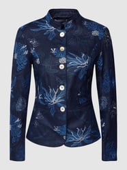 Blazer mit Allover-Muster von White Label Blau - 13