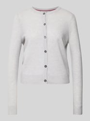 Cardigan met doorknoopsluiting van Christian Berg Woman Grijs / zwart - 23