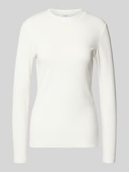 Slim Fit Langarmshirt aus Baumwoll-Mix von Marc O'Polo DENIM - 5