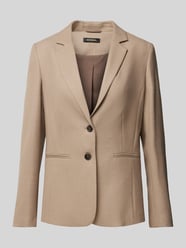 Blazer met paspelzakken van More & More Bruin - 44