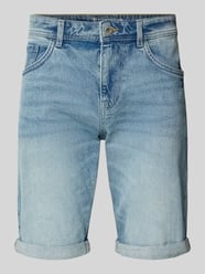 Regular Fit Jeans Bermudas aus Baumwoll-Mix von Tom Tailor - 35
