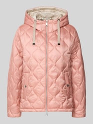 Steppjacke mit Kapuze und Zweiwege-Reißverschluss von FUCHS SCHMITT Pink - 10