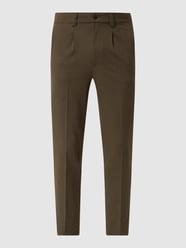 Bundfaltenhose mit Stretch-Anteil Modell 'Andrew Julian' von MOS MOSH Grün - 4