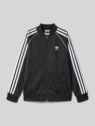 Regular Fit Sweatjacke mit Logo-Stitching Modell 'Track' von adidas Originals - 32