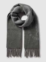 Schal mit eingewebtem Label-Detail Modell 'BIG PONY SCARF' von Polo Ralph Lauren Grau - 12