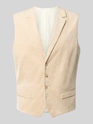 Anzugweste mit Cordstruktur Modell 'ERIC' von MCNEAL Beige - 11