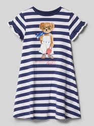 T-Shirt-Kleid mit Motiv- und Label-Print von Polo Ralph Lauren Teens - 7
