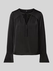 Regular Fit Blusenshirt mit ausgestellten Manchetten Modell 'MARY' von Vero Moda Schwarz - 29