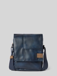 Crossbody Bag mit Label-Detail Modell 'LAOS' von camel active Blau - 5