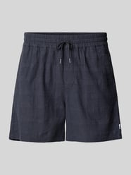 Regular Fit Shorts mit Strukturmuster Modell 'Charlie' von Les Deux - 4