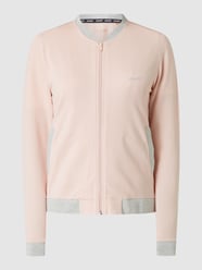 Bluza rozpinana z mieszanki lyocellu  od JOOP! BODYWEAR Różowy - 7