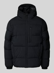 Gewatteerd regular fit jack met capuchon van Tom Tailor Denim - 33