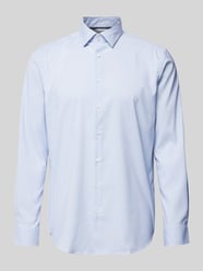 Regular Fit Business-Hemd mit Kentkragen von Jake*s Blau - 39