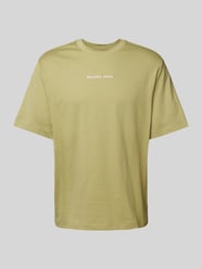 T-shirt z wyhaftowanym logo model ‘VICTORY’ od Michael Kors Zielony - 37