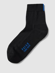 Socken mit elastischem Rippenbündchen Modell 'Cool Kick' von Falke Schwarz - 1